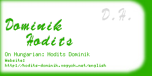 dominik hodits business card